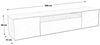 ALTDECOR Lowboard ELIO-W (TV-Schrank, TV Möbel, TV Cabinet, Fernsehtisch bodenstehend 200cm), Fernseher schrank, TV Kommode, TV Tisch, TV Sideboard, TV Boar Bild 3