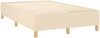 vidaXL Boxspringbett mit Matratze & LED Creme 120x200 cm Stoff, Härtegrad: H2 [3135506] Bild 5
