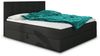 Boxspringbett Star mit Topper, Bonell-Matratze und 2 Bettkästen, Doppelbett, Polsterbett, Bett (Schwarz (Inari 100), 160 x 200 cm) Bild 4