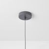 lux. pro 'Lopar' Hängeleuchte, E27, Metall / Stoff, Grau, Ø 30 cm Bild 4