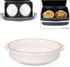 MamboCat Auflaufform MamboCat 2er Set Airfryer Tonschalen weiß 16,5cm 300ml Cazuela Auflauf, Ton Bild 4