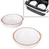 MamboCat Auflaufform MamboCat 2er Set Airfryer Tonschalen weiß 16,5cm 300ml Cazuela Auflauf, Ton Bild 2