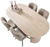 Vintagehaus Essgruppe Retro Arch Organic 180 Travertin Keramik + Stühle Comfort Bild 3