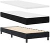 vidaXL Boxspringbett mit Kopfteil Schwarz 80 x 200 cm Samt 3340414 Bild 4