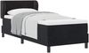 vidaXL Boxspringbett mit Kopfteil Schwarz 80 x 200 cm Samt 3340414 Bild 2