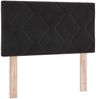 vidaXL Boxspringbett mit Kopfteil Schwarz 80 x 200 cm Samt 3340414 Bild 5