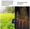 LMaxhome LED-Lichterkette Solar Weihnachten Zuckerstangen Lichter Gartenleuchte Deko, (4/5/8/10 Stück) 8 Modi Weihnachts Baum Beleuchtung Garten Party Außen Bild 3