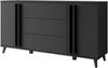 Home affaire Sideboard Helsinki, Kommode mit 2 Türen und 3 Schubladen, Breite 150 cm (1 St), Push-to-Open-Schubladen, höhenverstellbare Einlegeböden Bild 2