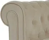 Vente-unique - CHESTERFIELD Sofa and armchair set SamtStoff Beige - B 78 cm88 cm x H 72 cm x L 82 cm205 cm Bild 5