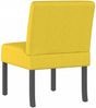 vidaXL Polsterstuhl Hellgelb Stoff 352460 Bild 5
