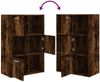 vidaXL Lagerschrank Räuchereiche 60x29,5x90 cm 815453 Bild 5
