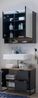 Badezimmer-Set >Denver< (2-tlg.) in schwarz / Evoke Eiche Dekor - 80x195x35 (BxHxT) Bild 2