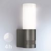 Steinel 'L 605 S' LED-Außenwandleuchte, mit 180°-Infrarot-Sensor, 3000 K warmweiß, 729 lm, Opalglas/Aluminium anthrazit, 26 x 13,1 x 7,8 cm Bild 2