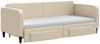 vidaXL Tagesbett Ausziehbar mit Schubladen Creme 80x200 cm Stoff 3196869 Bild 3