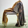 Bloomingville - Lazzario Recycled Cotton Throw 160x130 cm - Blue Bild 2