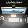 Quntis LED Schreibtischlampe 41cm LED Tischlampe Schreibtischlampe dimmbare Lampe für Büro Monitor, Beleuchtung, LED fest integriert, Warmweiß (3000 K) bis Kaltweiß (6500 K), ideal als Nachttischlampe, Leselampe & Kinder Schreibtischlampe Bild 3