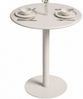 HOMCOM Esstisch 60x60 cm Rund für 2 Personen (Esszimertisch, 1-St, Küchentisch), für Küche, Esszimmer Wohnzimmer Beige Bild 2