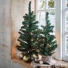 Künstlicher Weihnachtsbaum im Jutesack 60cm Tannenbaum Christbaum Dekobaum grün Bild 3