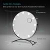 EMKE Runder Schminkspiegel Hollywood Spiegel mit Beleuchtung LED Tischspiegel, mit Touch, 3 Lichtfarben,11 Dimmbaren LED-Leuchtmitteln,7 x Vergrößerungsspiegel,Memory-Funktion, 360° Drehbar,Schwarz,50 cm Bild 5
