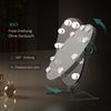 EMKE Runder Schminkspiegel Hollywood Spiegel mit Beleuchtung LED Tischspiegel, mit Touch, 3 Lichtfarben,11 Dimmbaren LED-Leuchtmitteln,7 x Vergrößerungsspiegel,Memory-Funktion, 360° Drehbar,Schwarz,50 cm Bild 4