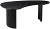 Vente-unique - TAMENIA Couchtisch Holz, Platte Schwarz - B 70 cm x H 45 cm x L 120 cm Bild 3