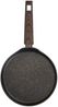 RESTO Kitchenware Crêpepfanne Carina, Pfannkuchenpfanne mit holzähnlichem Soft-Touch-Griff, Aluminium (1-tlg), mit Marmor-Antihaftbeschichtung, 4-lagig, für alle Herdarten geeignet Bild 3