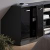 Küchenschrank für Dachschrägen R-Line Schwarz Hochglanz 80 cm mit 2 Türen, Schrankkorpus 60 cm Tiefe Vicco Bild 4