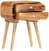 vidaXL Nachttisch 43×30×58 cm Massivholz Mango [285851] Bild 2