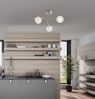 Deckenleuchte LED Wohnzimmer Deckenlampe Deckenstrahler 3-Flammig 54341-3 Bild 5