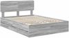vidaXL Bettrahmen Graues Sonoma 140 x 200 cm Holzwerkstoff 3412183 Bild 4