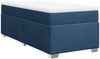 vidaXL Boxspringbett mit Matratze Blau 100x200 cm Stoff 3285115 Bild 2