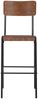 vidaXL Barhocker 2 Stk. Braun Massives Sperrholz Stahl 280079 Bild 2