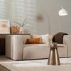 Bronx71 Samt Sofa Memphis 2,5-Sitzer beige Bild 4