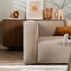 Bronx71 Samt Sofa Memphis 2,5-Sitzer beige Bild 5