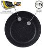 Kochtopfset 20-24-28cm 6-tlg Topf Induktion Alu Guss Geschirr Schwarz Bild 3