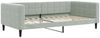 vidaXL Tagesbett Ausziehbar mit Schubladen Hellgrau 100x200 cm Samt 3196770 Bild 4