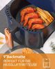 BlingBin Backmatte 5er-Set Antihaft Backmatte Silikon Backofen 250°C/480°F zum Backen, Silikon + Glasfaser (5 Stück, 5-tlg, 5 Blätter), Wiederverwendbare Backmatte für Kekse Backen Zubehör Bild 4