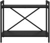 vidaXL Bücherregal Schwarz Eichen-Optik 60 x 30 x 50 cm Holzwerkstoff 868401 Bild 5