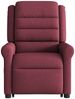 vidaXL Massagesessel mit Aufstehhilfe Weinrot Stoff 3303327 Bild 5