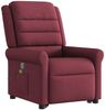 vidaXL Massagesessel mit Aufstehhilfe Weinrot Stoff 3303327 Bild 4