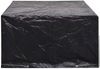 vidaXL Gartenmöbel-Abdeckungen mit 8 Ösen, 2 Stück, Polyethylen schwarz, 113 x 172 x 73 cm Bild 5