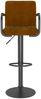 vidaXL Barhocker Braun Samt, Drehbar [334646] Bild 3