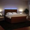 vidaXL Boxspringbett mit Matratze Rosa 180x200 cm Samt 3294711 Bild 4