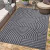 Carpet City Outdoorteppich DUO RUG 5842, rechteckig, Höhe: 5 mm, Wendeteppich Wetterfest In- & Outdoor, Balkon, Terrasse, Wohnzimmer Bild 5