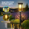 ibettertec LED Solarleuchte für den Außenbereich,Wasserdicht Außenbeleuchtung Wegeleuchte, 3000K Solar Gartenleuchten, Deko für Hof, Weg, Terrasse, Rasen Bild 2
