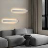 ZMH Wandleuchte Innen Wandlampe LED - Modern 60CM Flurlampe 3000K Warmweiß 20W Deckenlampe Weiß Bettlampe Deckenleuchte für Treppenhaus Flur Wohnzimmer Schlafzimmer Kinderzimmer Bild 4