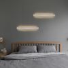 ZMH Wandleuchte Innen Wandlampe LED - Modern 60CM Flurlampe 3000K Warmweiß 20W Deckenlampe Weiß Bettlampe Deckenleuchte für Treppenhaus Flur Wohnzimmer Schlafzimmer Kinderzimmer Bild 3