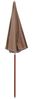 vidaXL Sonnenschirm mit Stahl-Mast 240 cm Taupe 47802 Bild 2