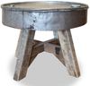 vidaXL Couchtisch Gemischtes Altholz 60x45 cm Silbern 244511 Bild 2