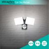 Oktaplex lighting LED Außen-Wandleuchte Cali Dos LED Strahler mit Bewegungsmelder 10m / 240 Grad IP65, Drehbar, Schwenkbar, Bewegungsmelder, Timerfunktion, inklusive Leuchtmittel, warmweiß, 3000K 3200lm Außenleuchte 40W anthrazit Bild 3